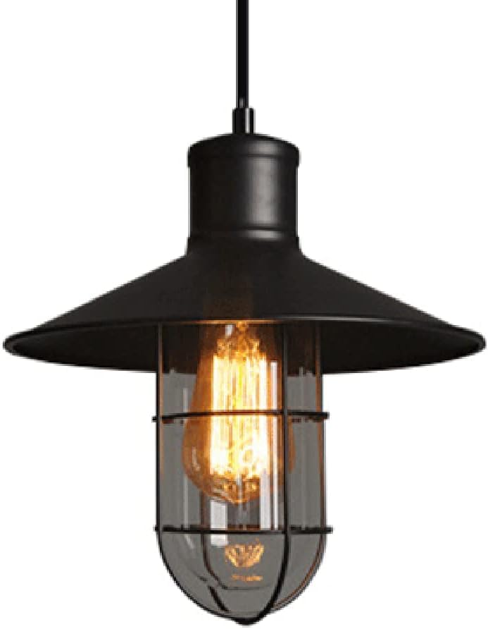 Lámpara colgante de hierro forjado, lámpara colgante clásica de jaula de metal, lámpara colgante de techo hueco estilo vintage, lámpara colgante de estilo rústico for interiores,Lámparas