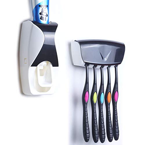 Gearmax® Distributeur Automatique de Dentifrice et Porte-Brosse à Dents