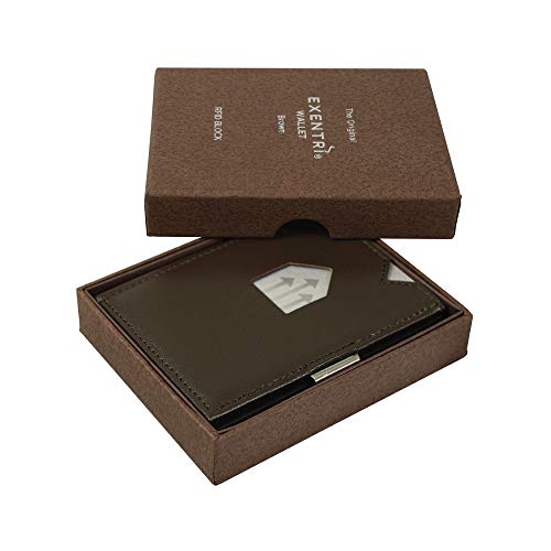 Trifold Leather Wallet w/RFID in Chess & Stainless Steel Locking Clip4