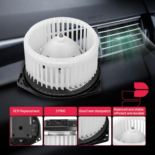 Image of BDFHYK AC Heater Blower Motor Fan 700193 Compatible with INFINITI EX35 FX45 G25 M45 Q45 QX50 QX60,Compatible with Nissan 350Z 370Z Altima GT-R Maxima Murano Quest,HVAC Blower Motor Assembly 27225AM611