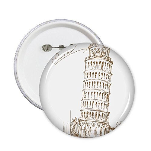 Badge Tour de Pise Italie XL pour personnaliser une veste unie facilement