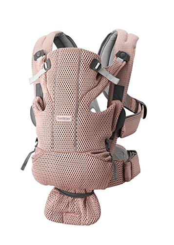 Image of BabyBjorn Baby Carrier Free, 3D Mesh, Dusty Pink