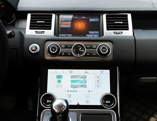10.4 Inch AC Panel LCD Touch Screen for Land Rover Range Rover Sport L320 2010 2011 2012 2013 Air Condition Board Temperature HVAC Climate Control All Terrain Display Plug and Play