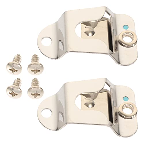 JOINPAYA 2Sets Metal Microphone Hanging Clips Durable Holder Clips for Easy to Use Metal Hooks Compatible