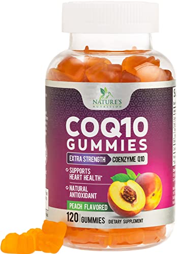 CoQ10 100mg Gummies - Coenzyme Q10 Supplement, CoQ10 Gummies Antioxidant for Heart Health Support & Energy Production, High Absorption Coenzyme Q10 Gummy Supplements - 120 Count Coenzyme Q10 Vitamins