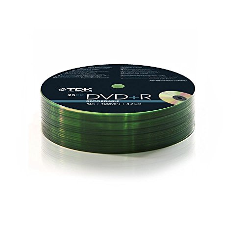 TDK t78649 Dvd + R Vergini (16 x Speed, 4,7 GB, 25...
