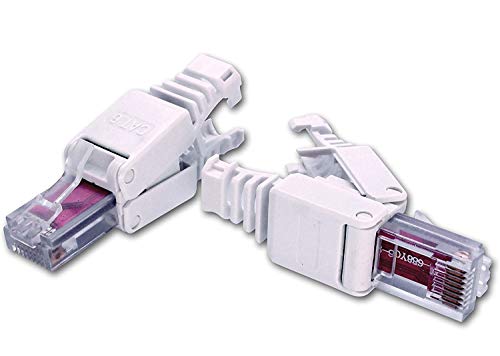 CyberTech RJ45 CAT6 Tool-Less Modular Connectors Plugs