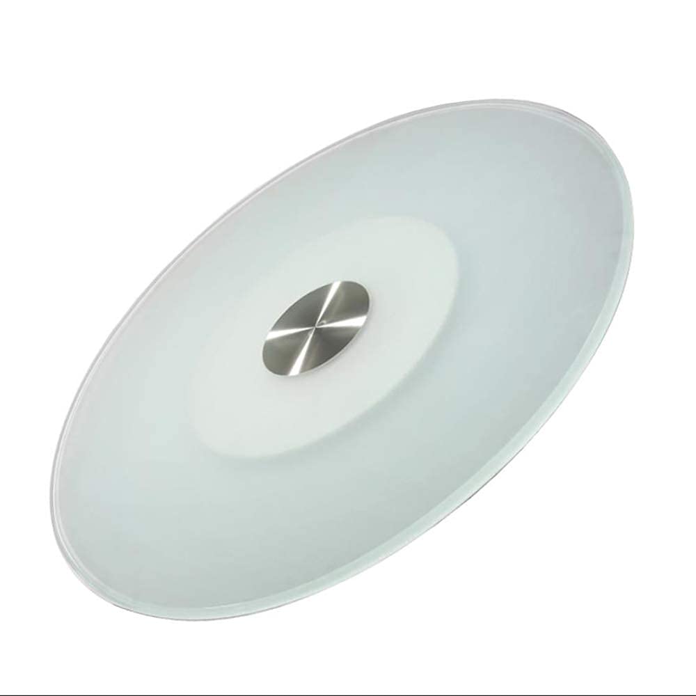 YZJYB Tempered Glass Serving Plate Dining Table Top Lazy Susan Round Turntable Kitchen Countertop Turntable Organizer Large Base Not Tilted Turns Smoothly 70-120cm