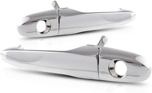 Miniatura 7 de KarParts360 Para Pontiac Solstice 2006 2007 2008 2009 Manija de puerta exterior lado del conductor y del pasajero  Par  Delantero  Con orificio para