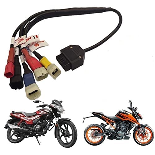 MapOut24 Bs6 Bike Cable All OBD Universal Cable with Fast Connectivity