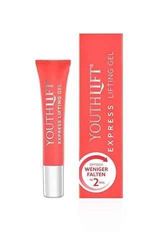 YOUTHLIFT Express Lifting Gel - Gel antiedad para rostro - Efecto inmediato contra las arrugas - Cosméticos veganos sin silicona - 7 ml