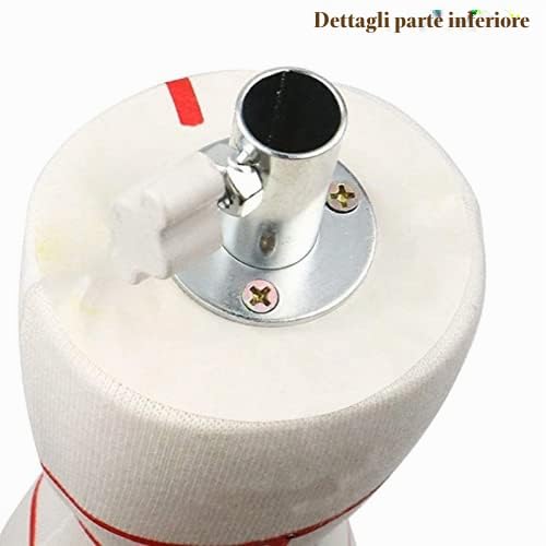 Manichino femminile con supporto, altezza regolabile da 45,7 a 58,4 cm, corpo manichino con base in legno, manichino appuntabile, espositore per gioielli per da cucito