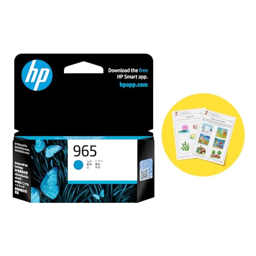 Image of HP 965 Cyan Original Ink Cartridge