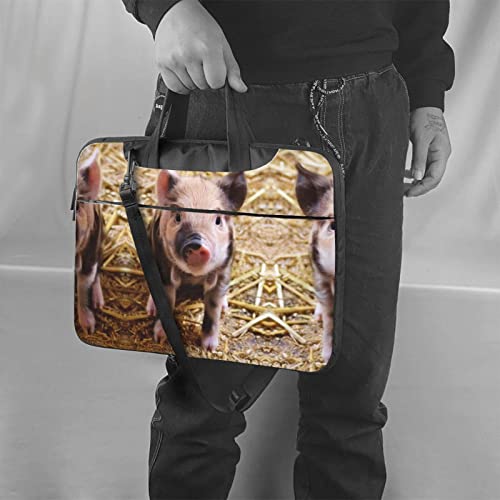 Sacoche ordinateur portable 14 pouces joli cochon cadeau idéal - 6