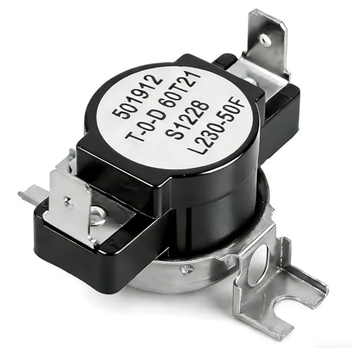 Image of DC47-00017A Dryer High Limit Thermostat Replacement for Samsung Whirlpool | Dryer Thermostat Replaces AP4201896,PS4205216,W10908281,AP6034266,35001192, PS11766749，2068548
