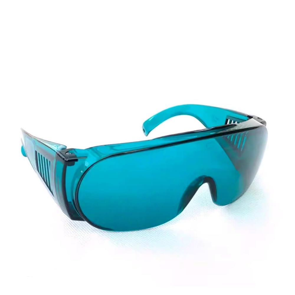 Lunettes de sécurité de protection des yeux 600-660 nm haute luminosité laser rouge et lumière rouge LED Lunettes de protection avec étui