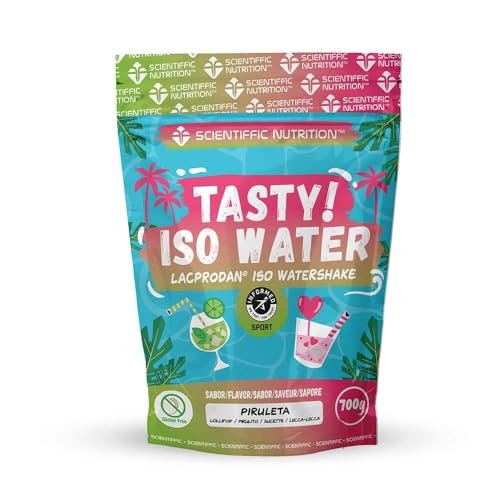 Scientiffic Nutrition | Tasty! ISO Water 700g | Proteína de Suero Aislada al 90% | Sin Gluten | Apto para Intolerantes a Lactosa | Sabor Piruleta