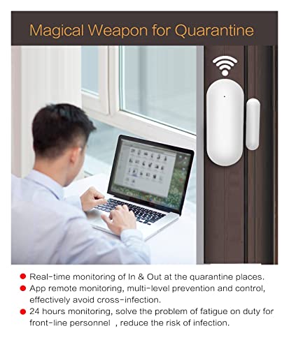 Accesorios PG103 Sensor de Puerta Infrarrojo PIR y RFID Alarma Hogar 6