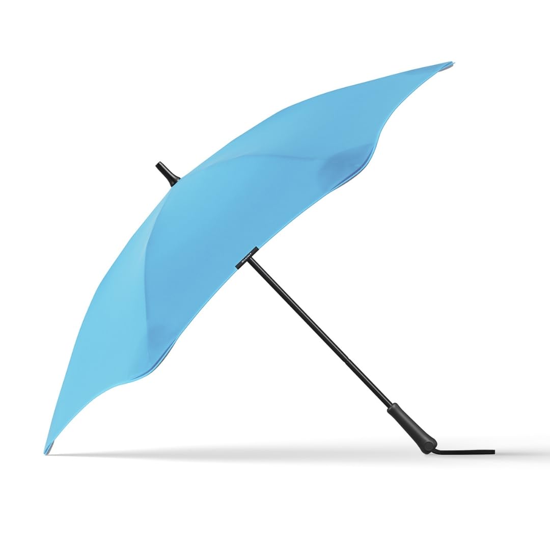 BLUNT Classic Umbrella – 47" Windproof, Large for Wind and Rain, Durable Canopy Design, Heavy Duty for Everyday Travel, UV Protection - Blue