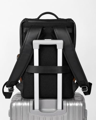 Image of B'CODE Daypack BACKPACK 26 Liters Water Resistant & Top-Open | Padded | Premium Microfibre Laptop Backpack with Trolley Sleeve | for Men and Women