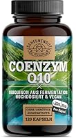 Q10 200mg je Kapsel - WICHTIG: Q10 Kapseln Hochdosiert mit bioaktivem Ubiquinon -Coenzym Q10 aus Deutschland- Laborgeprüft und Vegan I SCHEUNENGUT®