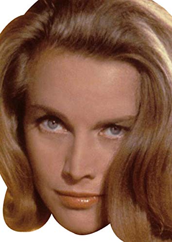 FoxyPrinting Honor Blackman Pussy Galore Celebrity Cardboard Party Face Mask Fancy Dress
