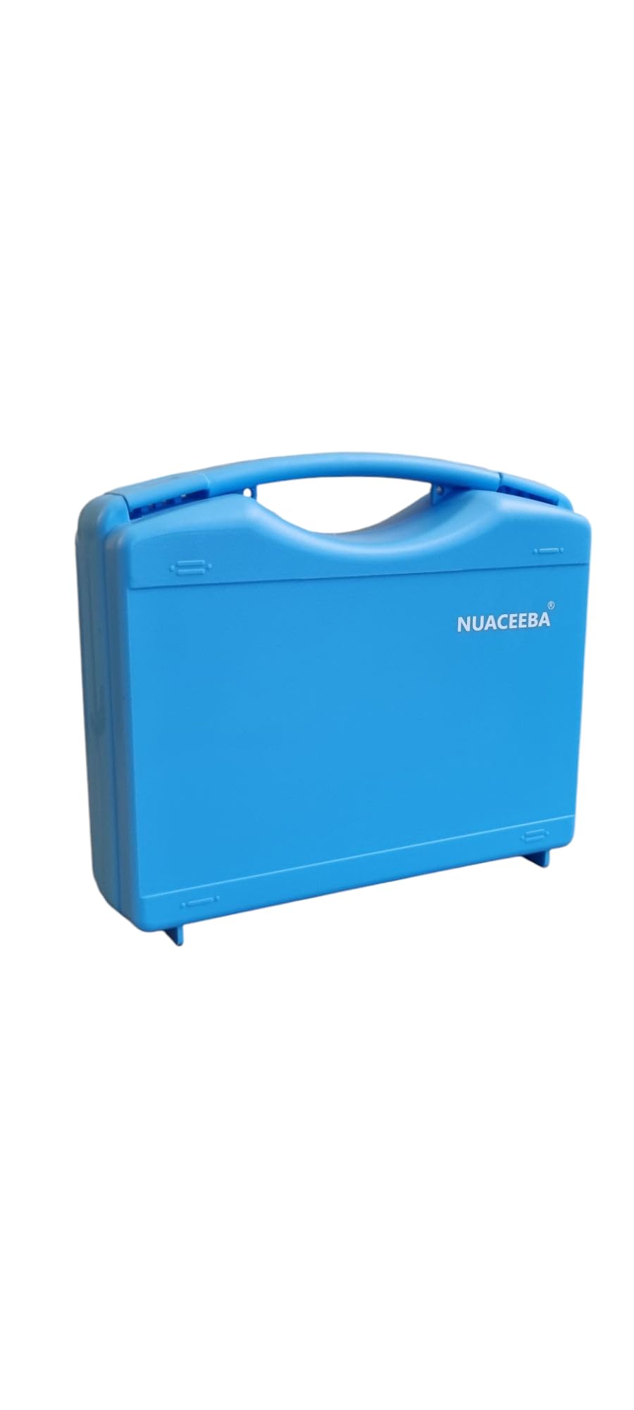 NUACEEBA Plastic Briefcase, Storage Case, Box for Tools, Medicine Box, Multipurpose Blue Plastic Organiser