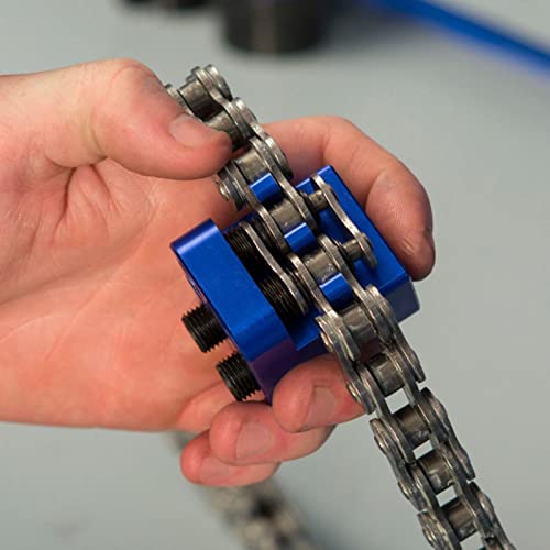 Image of Master Link Press Tool with Wrench, 24.8mm Master Chain Press Tool, Fit for 5 Series Chains 520 525 530 Motorcycles ATV, Compact Size, Lightweight