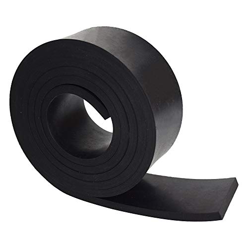 Dobtim R6508DM Neoprene Rubber Strips 1/4 (.250)" Thick X 2 Inch Wide X 30 Inch Long, Solid Rubber Rolls Use For Gaskets Diy Material cover