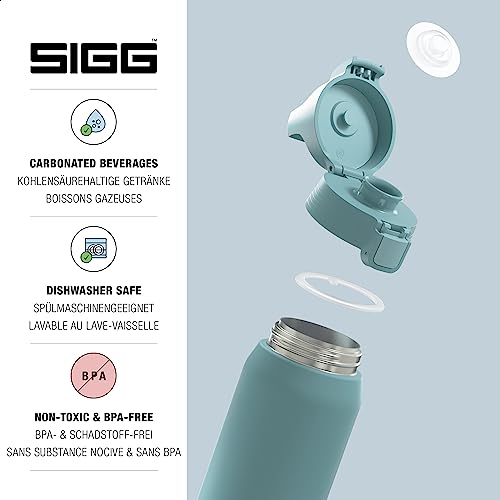 SIGG, Insulated Water Bottle, Shield Therm One, Suitable for Carbonated Beverages, Leakproof, Dishwasher Safe, BPA Free - Image 3