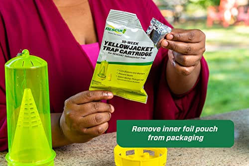 Rescue! YJTC Yellowjacket Attractant Cartridge (10 Week Supply) – For Rescue! Reusable Yellowjacket Traps thumb #3