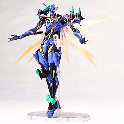 Evangelion Anime Revoltech Evangelion Evolution Action Figure 1/8 Scale Painted Figure EVA-01 Final Model PVC Figure Toy Anime