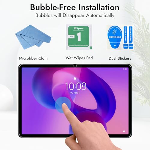 Image of Robustrion Tempered Glass for Lenovo Idea Tab Plus 12.1 inch Screen Protector Guard for Lenovo Idea Tab Plus 12.1 Inch Tablet - 1 Pack