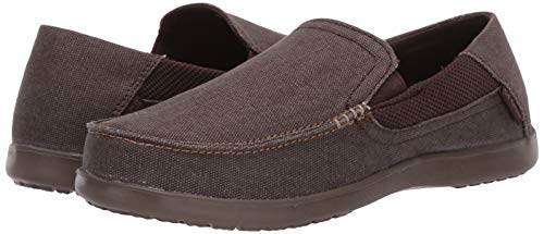 crocs Men's Santa Cruz 2 Luxe M Slip-On Loafer, Espresso/Walnut, 7 M US - Thumbnail 4