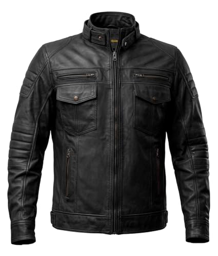 STANDARD MOTORCYCLE LEATHERS 38 茶芯ブラック 4188q0UhkpL.jpg