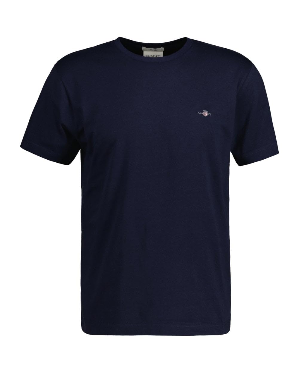 GANT Men's Slim Shield SS T-Shirt, Evening Blue, XXL