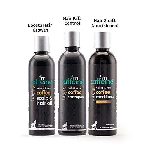 mcaffeine Coffee Hair Spa & Hair Fall Control Kit|Shampoo, Conditioner & Hair Oil|Redensyl & Pro-Vitamin B5|Sulphate, Paraben & Mineral Oil... - Image 3