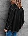 Vetinee Women's Women'S Fashion Oversized Boyfriend True Black Front Button Up Frayed Raw Hem Long Sleeve Pockets Denim Jean Jacket Shacket XX-Large Size 20 Size 22
