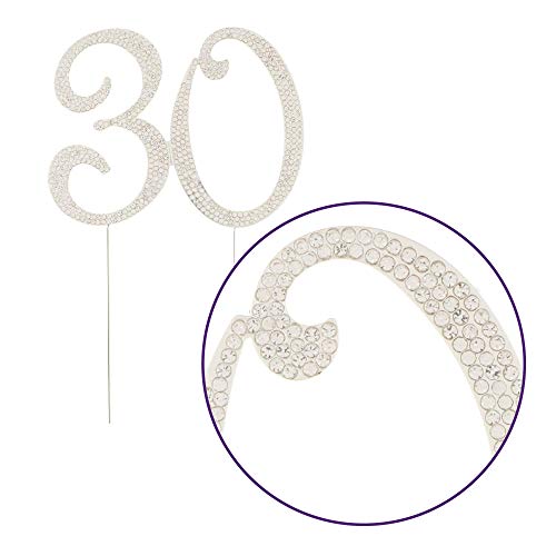 Decorazione per torta col numero 30 per 30°