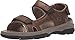 Skechers TRESMEN HIRANO, Sandalias de Punta Descubierta para Hombre, Brown Synthetic, 42 EU