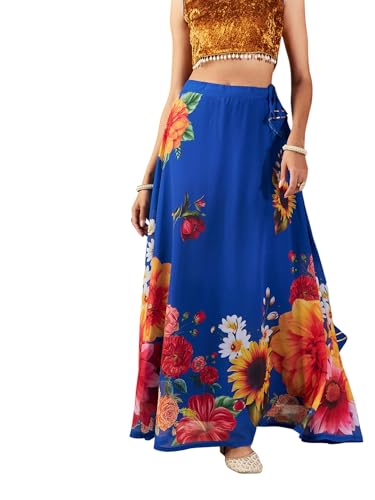 Image of Shae by Sassafras Georgette Western Maxi Skirt