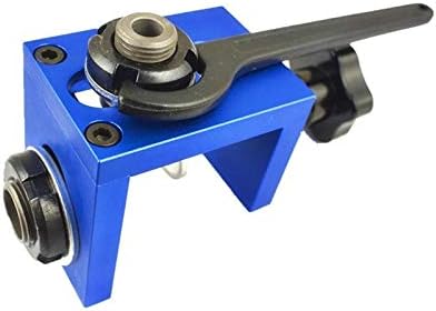 Mini Woodworking Pocket Hole Locate Punch Jig Kit + Step Drilling Bit Wood Tools Set