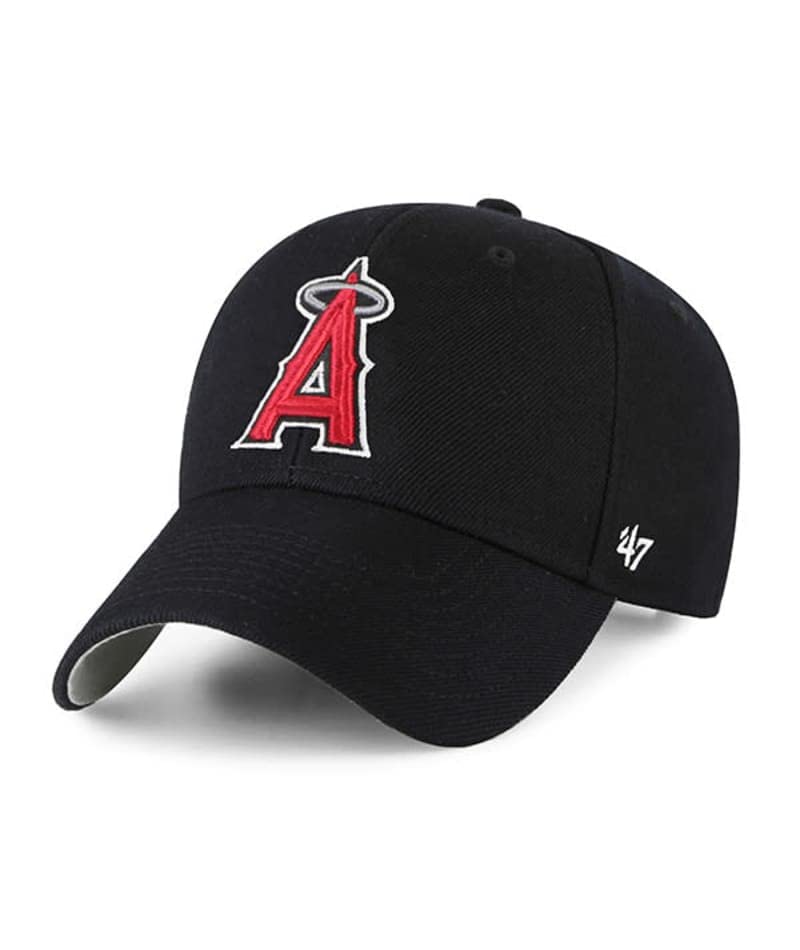 Gorra ajustable Los Angeles Angels negra miniatura 1