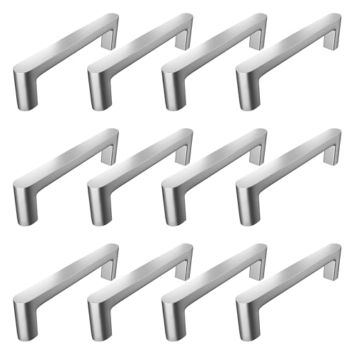 Image of Atlantic Cabinet Pull Handle Chrome Finish, Total Length 5.50 inch, Hole-to-Hole 128 mm, Pack of 12