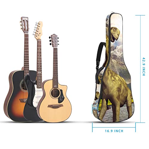 Housse imperméable pour guitare acoustique avec double bandoulière et poche de train à vapeur Locomotive Old… - Les Beatles, Paul McCartney, John Lennon, RIngo Starr, George Harrison Housse imperméable pour guitare acoustique avec double bandoulière et poche de train à vapeur Locomotive Old… – Image 6