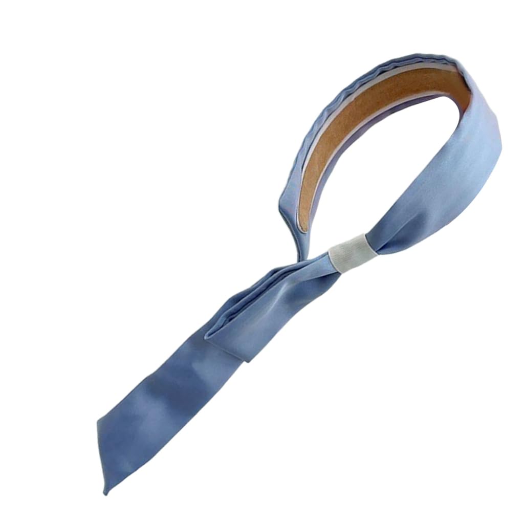 PEVive Elegante diadema ancha para mujer, cinta larga trenzada, diadema de viaje, antideslizante, diadema para el pelo para vacaciones o playa