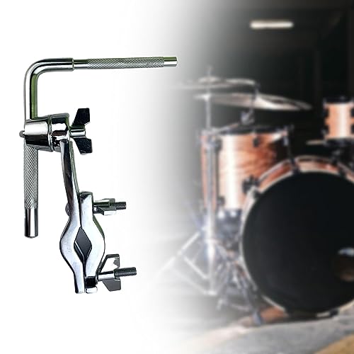 Pinces d'extension pour pied de batterie avec coude orientable pour cymbale