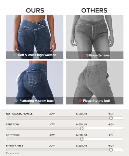 Image of BRXL Skinny Jeans for Women High Waisted Jegging Denim Legging with Pockets
