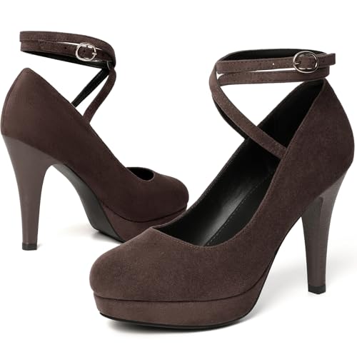 Image of Mostrin Fashion Vintage Womens Small Bowtie Platform Pumps Ladies Sexy High Heeled Shoes