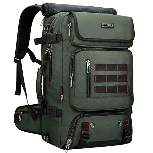 Image of WITZMAN Carry on Travel Backpack for Men Airline Approved Convertible Nylon Luggage Backpack
